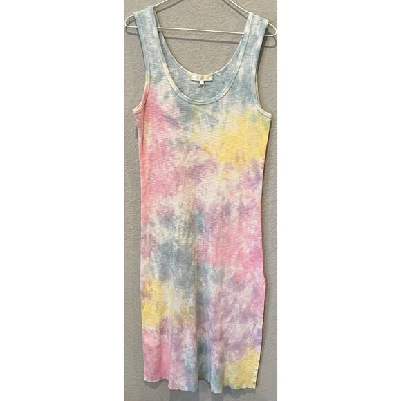 LoveShackFancy Citra Tie Dye Tank Midi Dress Size Large - Picture 12 of 13